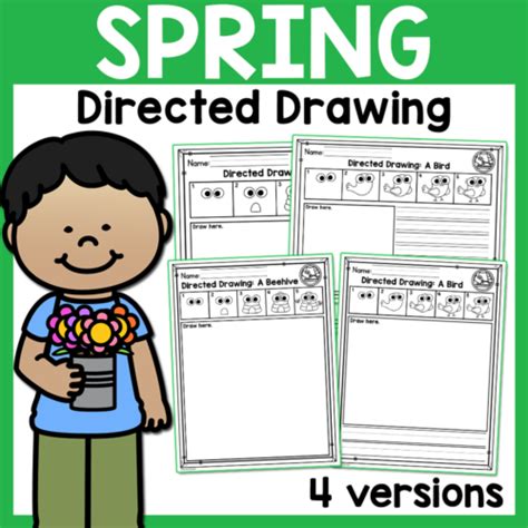 Image result for Spring Directed Drawing