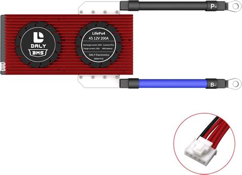 Buy DALY BMS LiFePo4 4S 12V 200A PCB Protection Board with Common Port ...