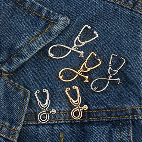 Buy Brooch Cartoon Creative Personality Doctors Nurses Stethoscope ...