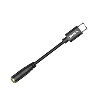 comica CVM-SPX-UC 3.5mm TRRS-USB C Audio Cable Adapter for Microphone ...