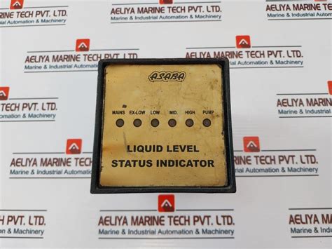 Asaba Electronics Liquid Level Status Indicator 230Vac – Aeliya Marine Tech
