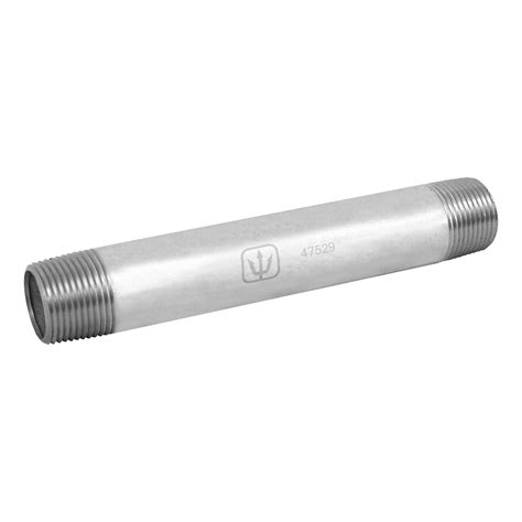 Niple de acero galvanizado 3/4″ x 6″, Foset CG-414 – Surtiaceros