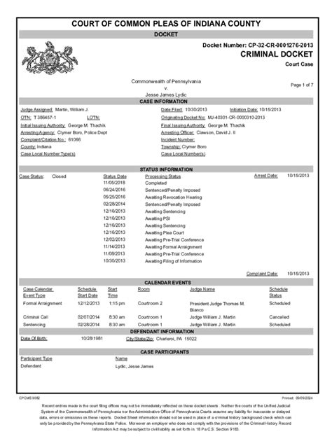 Fillable Online Prothonotary and Clerk of Courts Fax Email Print ...