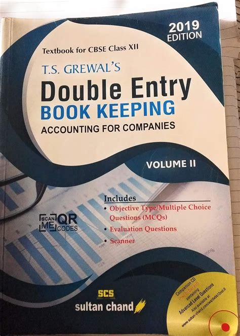 T.S. Grewal's Double Entry Book Keeping (Accounting for Companies ...