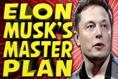 Elon Musk Master Plan Poster Paper Print - Quotes & Motivation posters ...