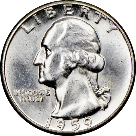 1959 Washington Quarter Prices | Ungraded, NGC, PCGS Values