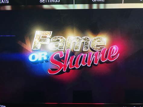 Fame or Shame TV Show Signage Design