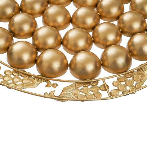 Webelkart Premium Gold Polish Peacock Designer Chappan Bhog Thali ...