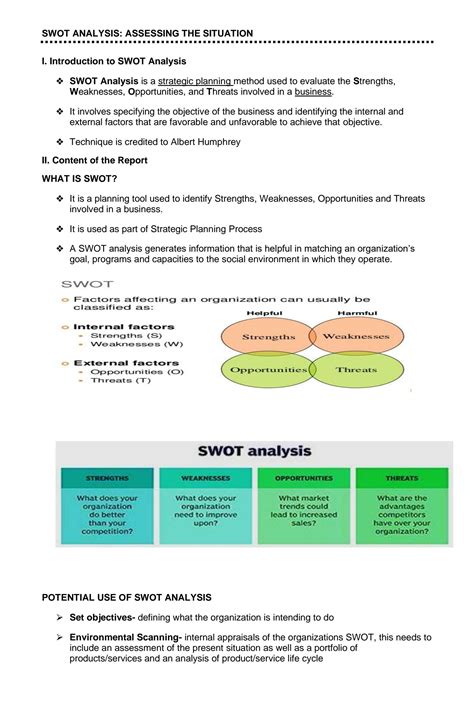 Image result for Situation analysis SWOT Analysis