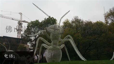 蚂蚁王国的战争 不锈钢蚂蚁镜面雕塑_Z26539380-站酷ZCOOL
