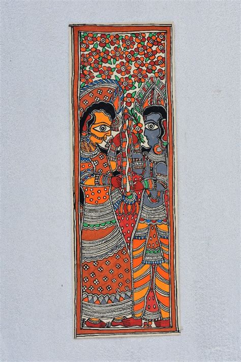 Varnmala Wall Hanging – MADHUBANI PAINTS BY ASHA JHA