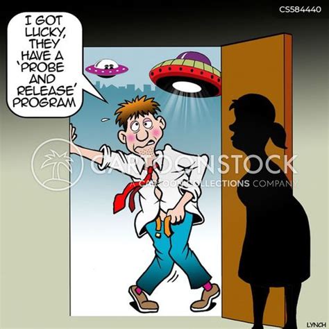 Image result for Alien with Probe Cartoon