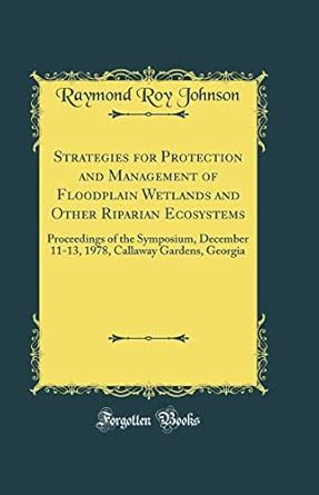 Buy Strategies for Protection and Management of Floodplain Wetlands and ...