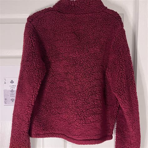 Hollister quarter zip fleece - Depop