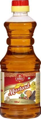 MSG Premium Mustard Oil Plastic Bottle Price in India - Buy MSG Premium ...