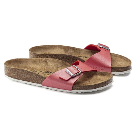 BIRKENSTOCK Madrid Birko-Flor Sandals - Icy Metallic Poppy