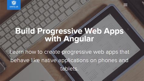 Image result for Progressive Web Apps Angular Tutorial Course