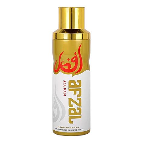 Buy AFZAL Premium Non Alcoholic Ala Rasi Deodorant for Unisex, 200ml ...