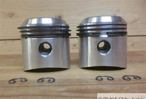 Triumph 3TA/T90/T21 Pistons +060 /Pair | BRITISH Only Austria ...