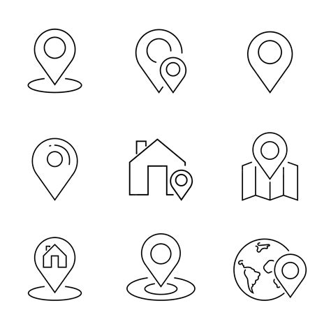 Map Pin Location Icon Vector 的图像结果