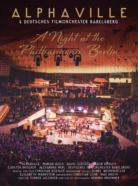A Night at the Philharmonie Berlin | Álbum de Alphaville - LETRAS.COM