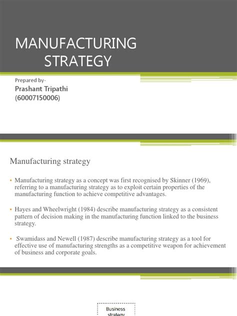 Manufacturing Strategy PDF 的图像结果