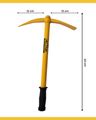 Hectare Traditional Heavy Duty Pick Axe Hand Tool-YellowBuy Online ...
