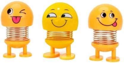 Jp Toys Funny Smiley Face For Car Dashboard | Spring Dancing Emoji ...