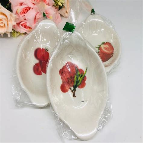 Mangkuk Melamin Daun 50pcs