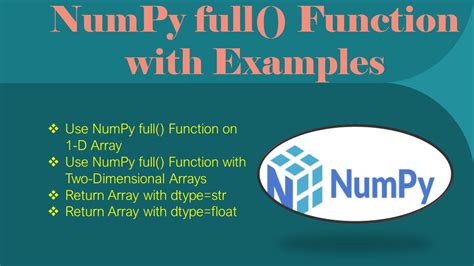 Image result for How to Do in Function On Numpy Python