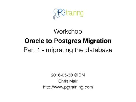 Image result for How to Copy an Oracle Table to Postgres