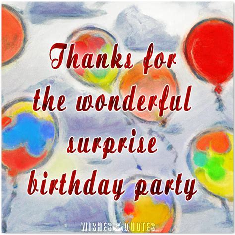 Thank You Note Surprise Birthday Party at Betty Crosby blog
