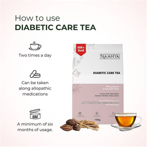 Namhya Diabetic Care Tea | 60-Day Natural Ayurvedic Blend For Blood ...
