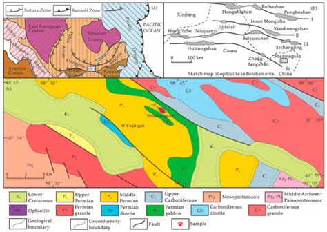 Petrogenesis and Geochronology of the Shazuoquan Ophiolite, Beishan ...