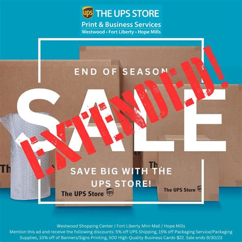 The UPS Store Print Shop & Business Center | Fayetteville NC | Westwood ...