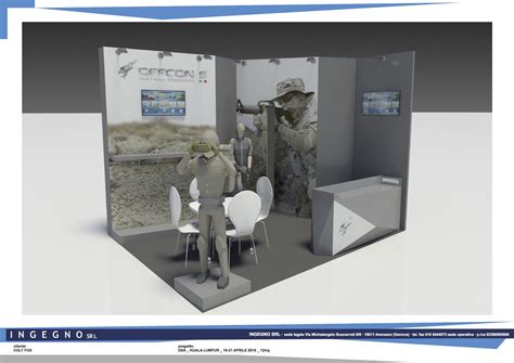 Ingegno s.r.l. por COLT FOX stand DSA 2016 @ Kuala Lumpur, Malaysia