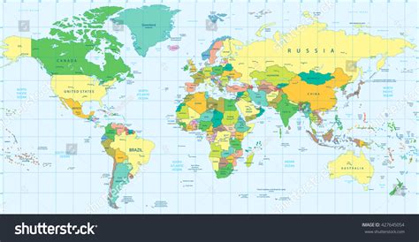 Detailed Map of the World 的图像结果