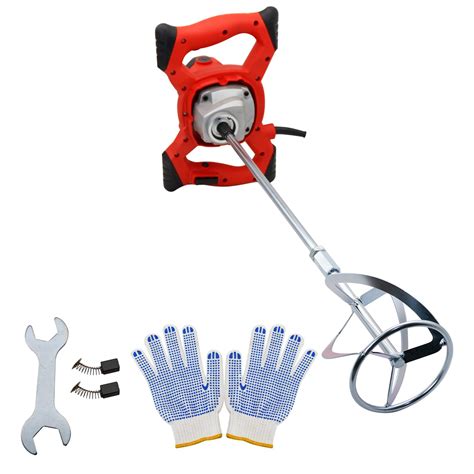 Buy Cement Mixer 2100W Electric Concrete Mixer Cordless Paint Mixer for ...