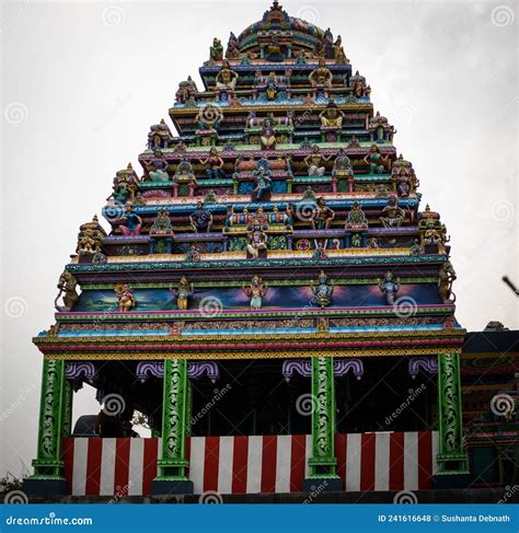 Kailashahar, India - January 23 2022: the New Tirupati Balaji Temple at North Tripura, India ...
