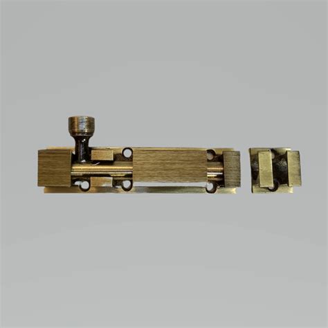 4 inch Aluminium Tower Bolt/Latches & Bolts | Brass Antique Finish ...