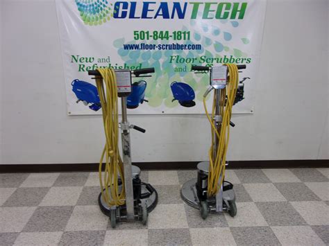 2 NSS galaxy corded floor buffers swing scrubber sander polisher