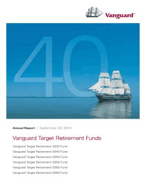 Vanguard Target Retirement Funds Annual Report September 30 ... - Fill ...