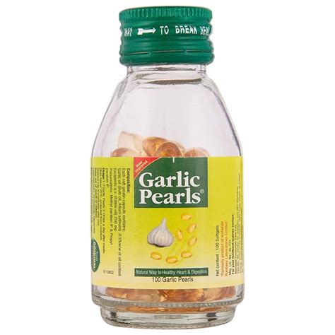 Garlic Pearls - Bottle of 100 Capsules : Amazon.in: Health & Personal Care