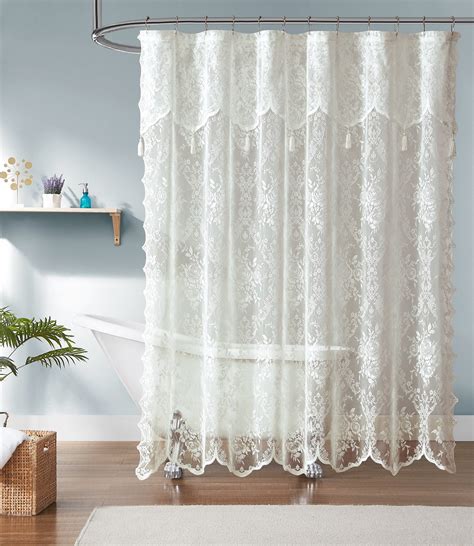 Elegant Lace Shower Curtains at Alyssa Coode blog