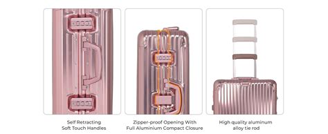 Verage Luxe Secure Jet Full Aluminium Body (44 Liters) Cabin Size ...