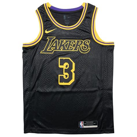 nike men nba swingman jersey anthony davis lakers black davis anthony