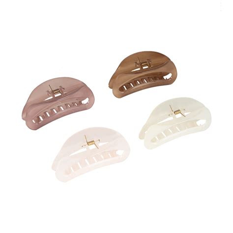 Hair Claw Clips for Women – Lightweight Pastel and Neutral Toned Set o ...
