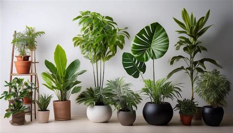Indoor plants in studio | Premium AI-generated image