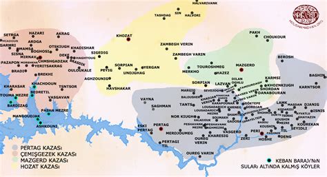 Haritalar | Mamuret-ül-Aziz Vilayeti | Dersim Sancağı | Edebiyat ...