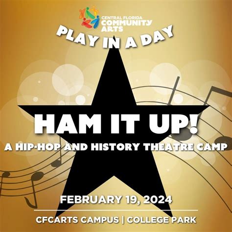 Play in a Day: HAM it Up! A Hip-Hop and History Musical Theatre Camp ...